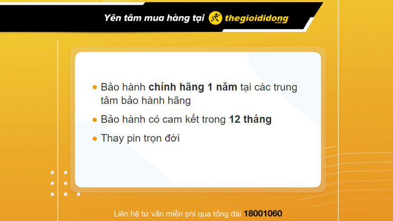 Chính sách bảo hành hấp dẫn